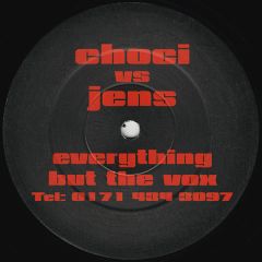 Choci Vs Gens - Choci Vs Gens - Everything But The Vox - Cee Records