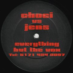 Choci Vs Gens - Choci Vs Gens - Everything But The Vox - Cee Records