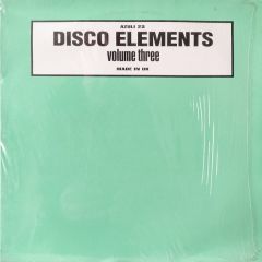 Disco Elements - Disco Elements - Volume Three - Azuli Records