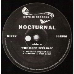Nocturnal - Nocturnal - The Deep Feeling - Note-Is Records