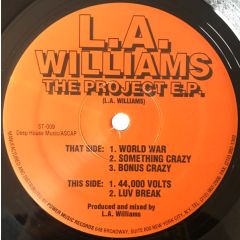 La Williams - La Williams - The Project EP - Sex Trax