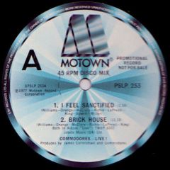 Commodores - Commodores - I Feel Sanctified - Motown