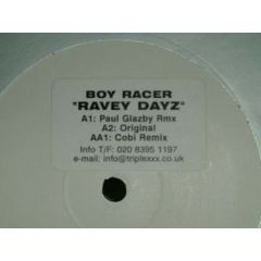 Boy Racer - Boy Racer - Ravey Dayez - White