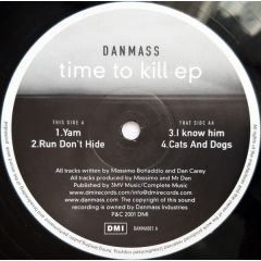 Danmass - Danmass - Time To Kill EP - DMI