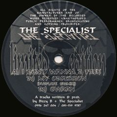 The Specialist - The Specialist - I Don't Wanna B Free - Brain Progression