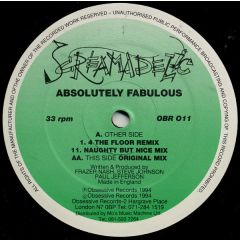 Screamadelic - Screamadelic - Absolutely Fabulous - Obsessive