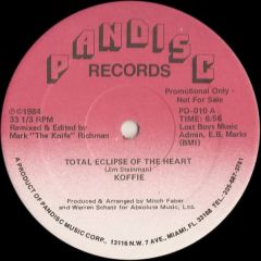 Koffie - Koffie - Total Eclipse Of The Heart - Pandisc