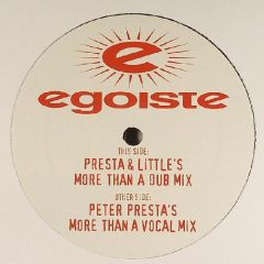 DJ Peter Presta Feat. Bonse - Totally Hooked - Egoiste