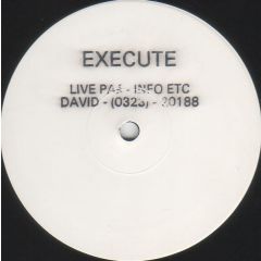 DJ Hancock - DJ Hancock - Execute - White