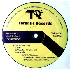 DJ Adnan & Amit Shoham - DJ Adnan & Amit Shoham - Visualize - Tarantic Records