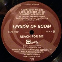 Legion Of Boom - Legion Of Boom - Reach For Me - Quality Music