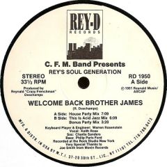 Cfm Band - Cfm Band - Welcome Back Brother James - Rey-D