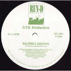 Dtr Productions - Dtr Productions - Ralphie's Groove - Rey-D