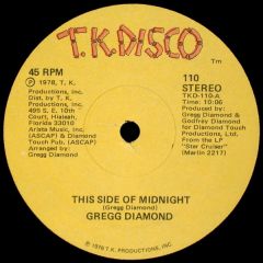 Gregg Diamond - Gregg Diamond - This Side Of Midnight / Star Cruiser - T.K. Disco