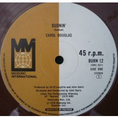 Carol Douglas - Carol Douglas - Burnin (Brown Vinyl) - Midsong International