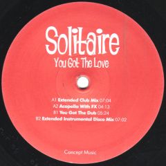 Solitaire - Solitaire - You Got The Love - Concept Music