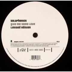 Solaphonics - Solaphonics - Give Me Some Love - Milk & Sugar