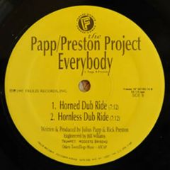 Papp/Preston Project - Papp/Preston Project - Everybody - Freeze