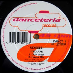 Ulysses - Ulysses - I Declare - Danceteria