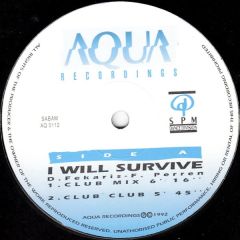 Symome - Symome - I Will Survive - Aqua Recordings