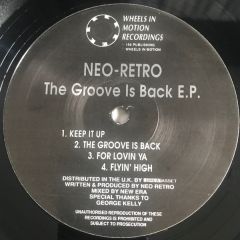 Neo-Retro - Neo-Retro - The Groove Is Back EP - Wheels In Motion