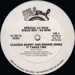 Claudja Barry And Ronnie Jones - Claudja Barry And Ronnie Jones - It Takes Two - Salsoul