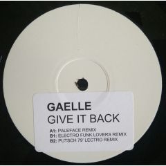 Gaelle - Gaelle - Give It Back - Data Records