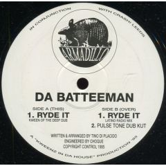 Da Batteeman - Da Batteeman - Ryde It - Armadillo