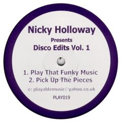 Wild Cherry / Average White Band - Wild Cherry / Average White Band - Nicky Holloway Presents Disco Edits Vol. 1 - Playable Music