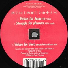 Minimalistix - Minimalistix - Voices For Jana - Sphear