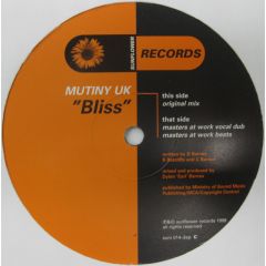 Mutiny Uk Feat Mary Joy - Mutiny Uk Feat Mary Joy - Bliss Remixes - Sunflower