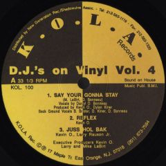 Various Artists - Various Artists - Djs On Vinyl Volume 4 - Kola