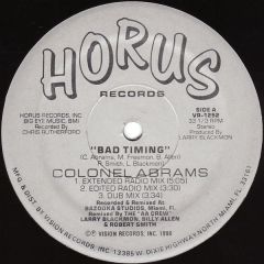Colonel Abrams - Colonel Abrams - Bad Timing - 	Horus Records