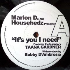 Househeadz Ft Taana Gardner - Househeadz Ft Taana Gardner - It's You I Need - Und/Grnd Collective