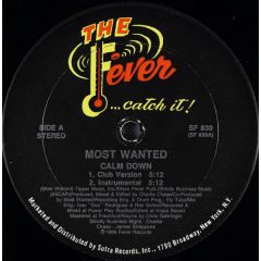 Most Wanted - Most Wanted - Calm Down - Fever