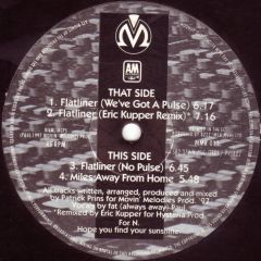 Patrick Prins - Patrick Prins - Flatliner - Movin Melodies