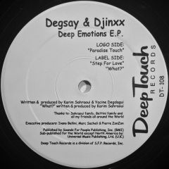 Degsay & Djinnx - Degsay & Djinnx - Deep Emotions EP - Deep Touch