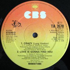 Manhattans - Manhattans - Crazy - CBS