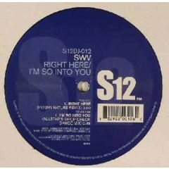 SWV - SWV - Right Here / So Into You - S12 Simply Vinyl