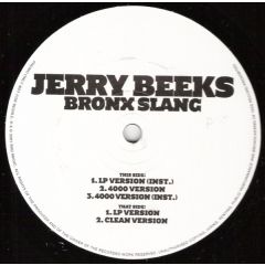 Jerry Beeks - Jerry Beeks - Bronx Slang - Bad Magic