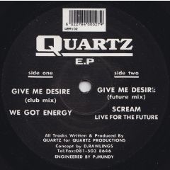 Quartz - Quartz - Quartz E.P. - WBR Records