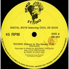 Digital Boys - Digital Boys - Techno (Dance To The House) - Demo Studio