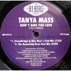 Tanya Mass - Tanya Mass - Don't Hide You Love - Hi Bias