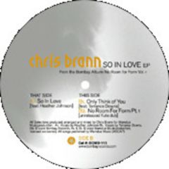 Chris Brann - Chris Brann - So In Love EP - Bombay Records