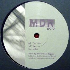 Answer Code Request - Answer Code Request - The Host - Marcel Dettmann Records
