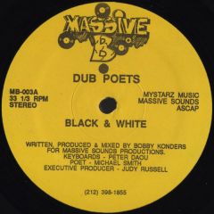 Dub Poets - Dub Poets - Black & White - Massive Sounds