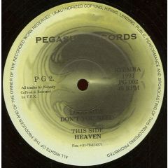 Nobody - Nobody - Don't You Need / Heaven - Pegasus Records