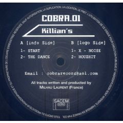 Milhau Lairent - Milhau Lairent - Killian's EP - Cobra