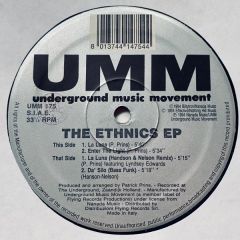 The Ethics - The Ethics - The Ethnics EP - UMM