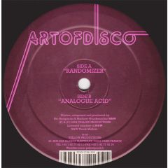 Art Of Disco Pres N & W - Art Of Disco Pres N & W - Randomizer - Yellow
